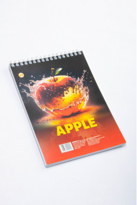 Блокнот на верхній спіралі, А5, 60 аркушів